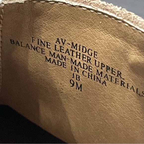 Adrienne Vittadini Tan Women's Wedge Shoes AV-Midge bootie ankle. Size 9m. - Picture 7 of 9